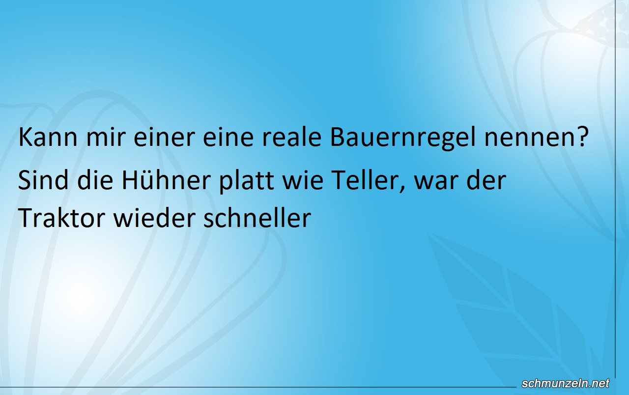 Bauernregel