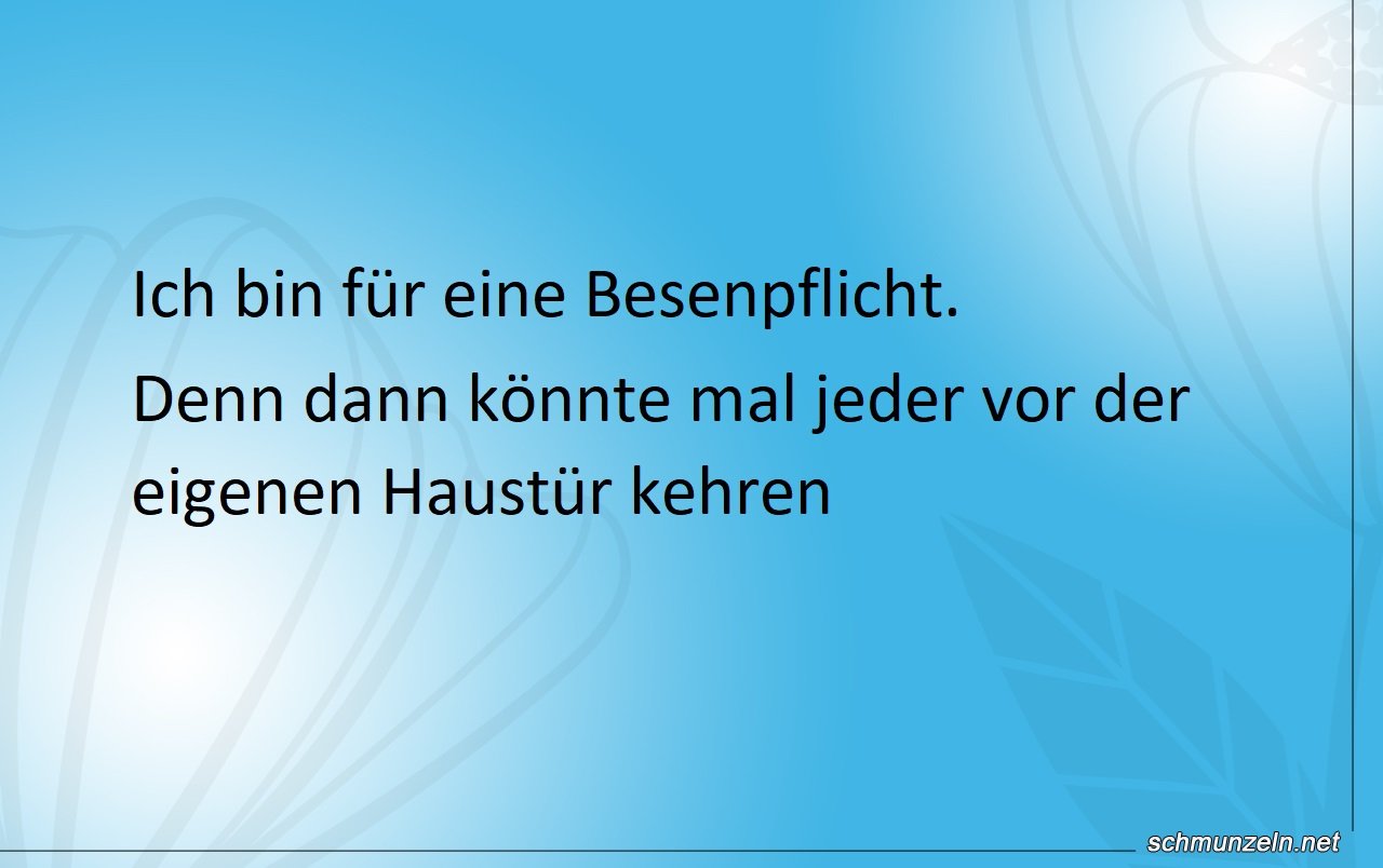 Besenpflicht