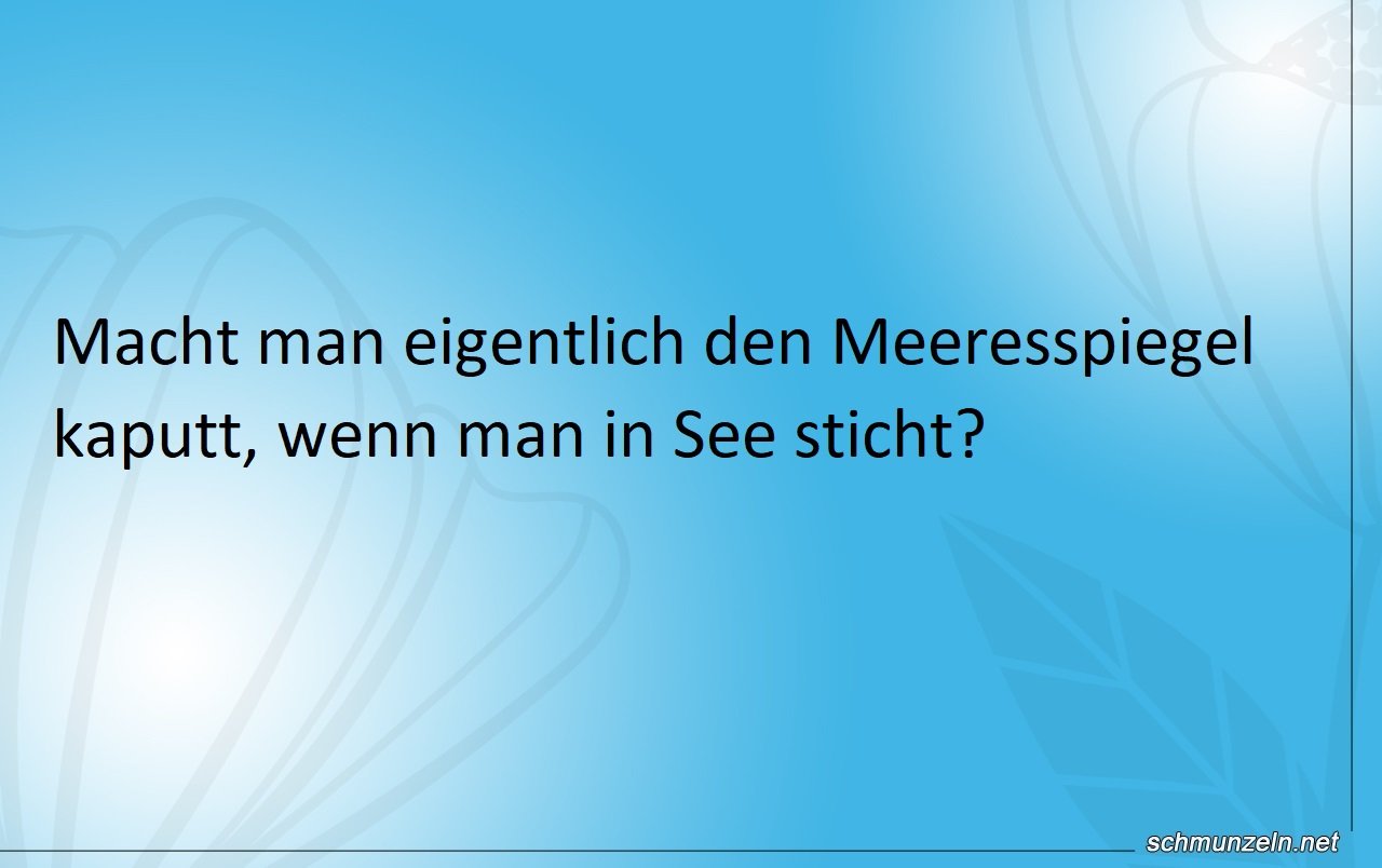 Meeresspiegel