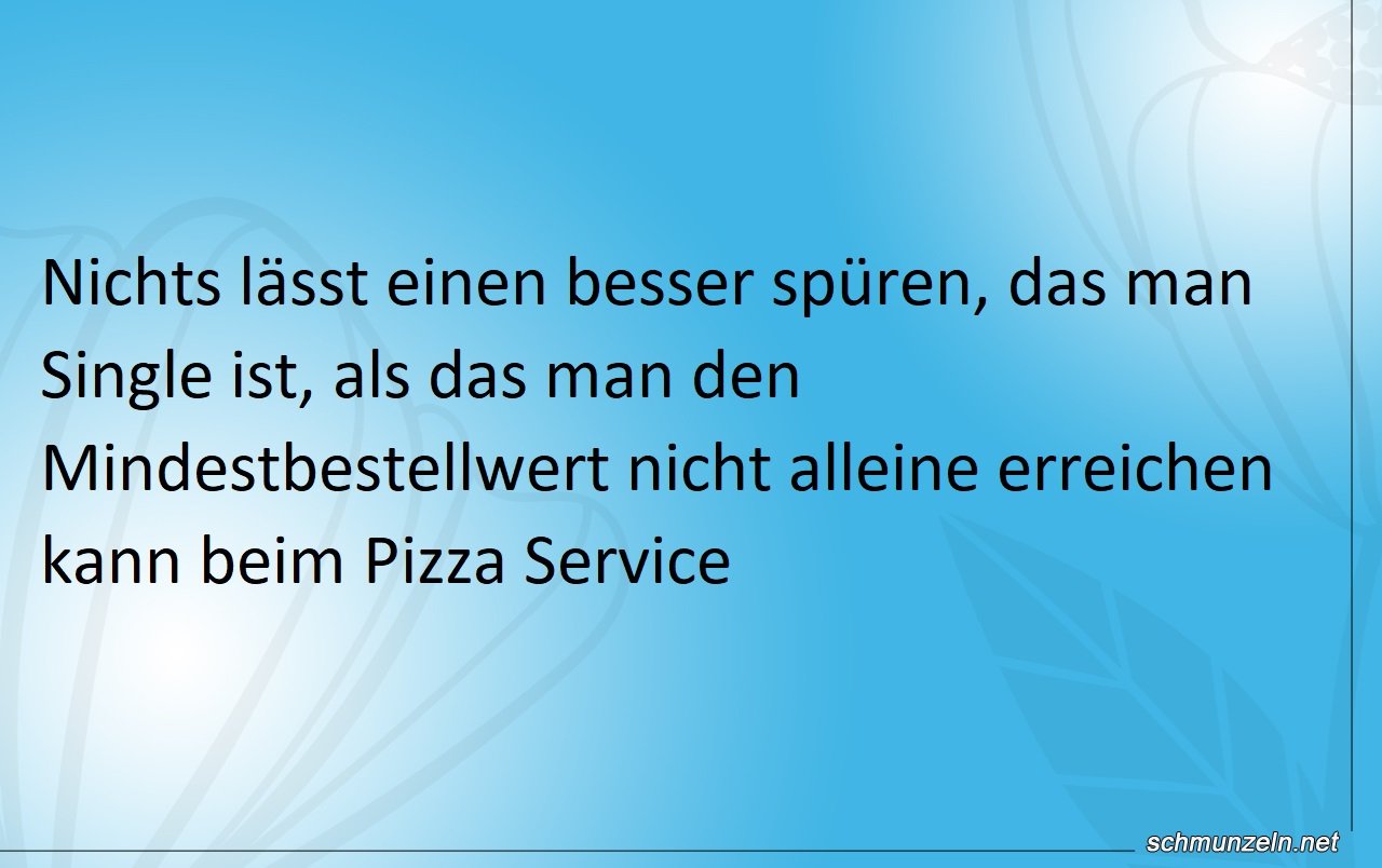 Mindestbestellwert Pizzas