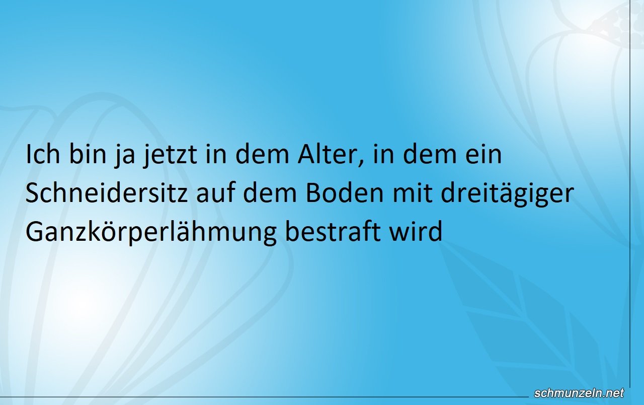 Schneidersitz auf dem Boden -> Ganzkörperlähmung Schneidersitz