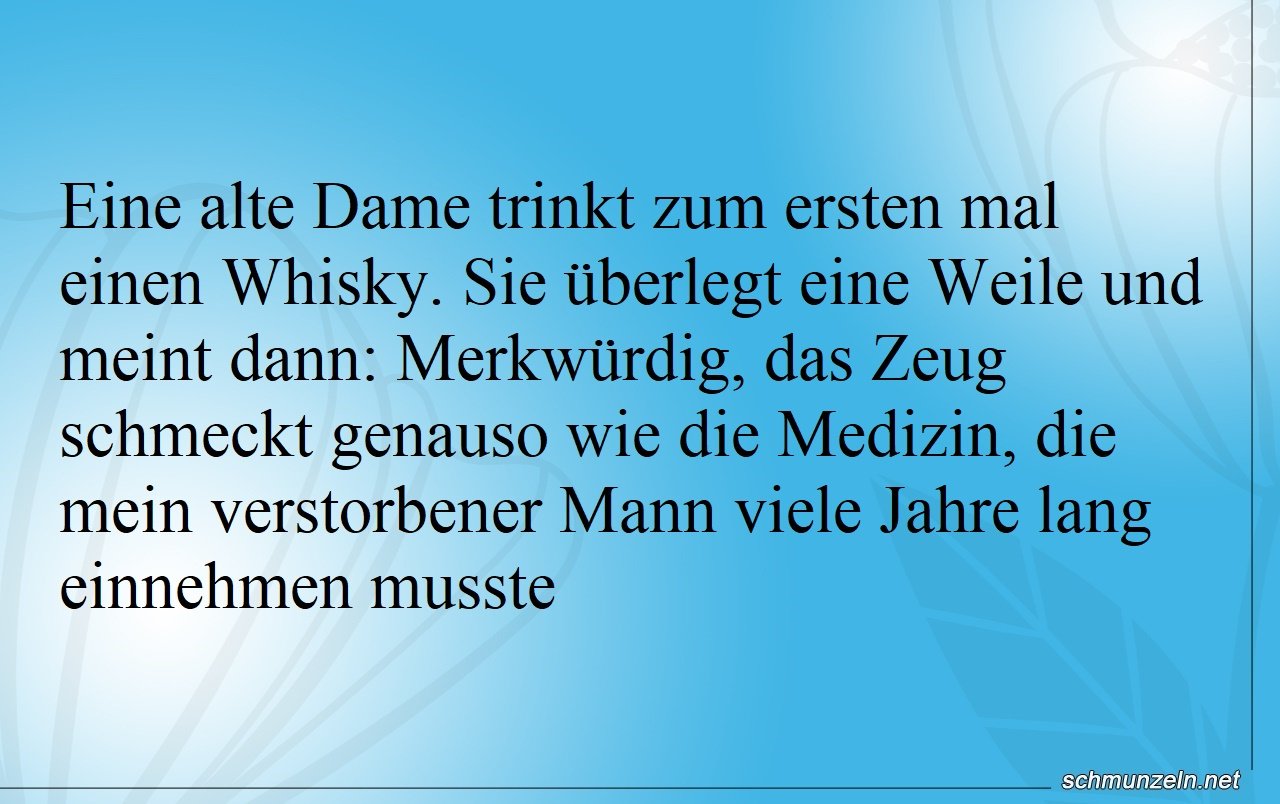 Whisky Medizin