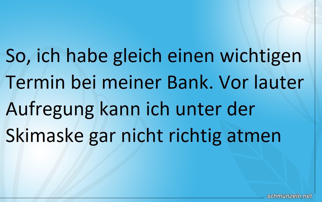 Einen wichtigen Termin in der Bank haben banktermin