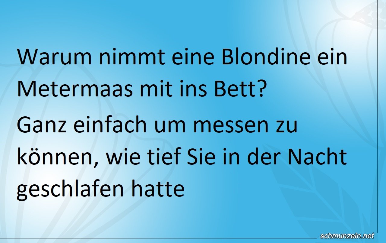 blondschlaf