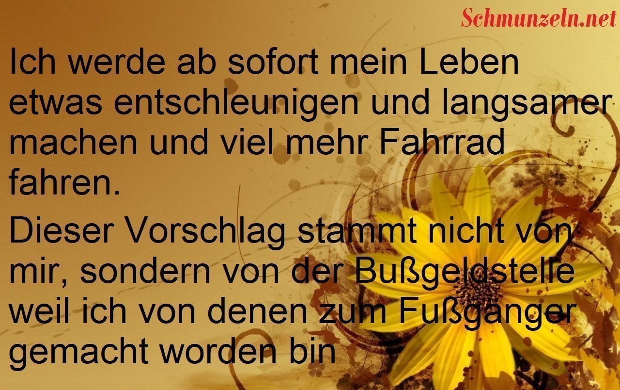 Das Leben etwas entschleunigen und Fahrrad fahren entschleunigen