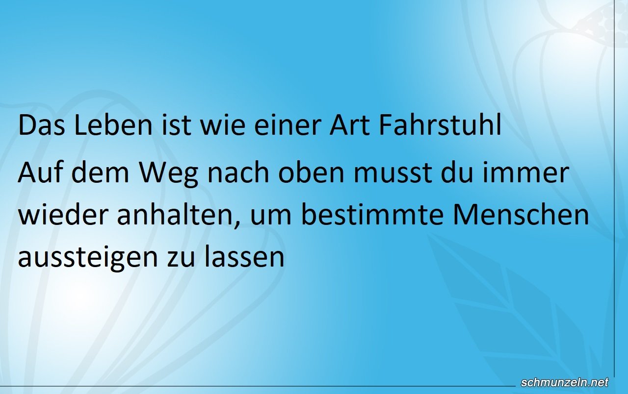 Der Fahrstuhl des Lebens geht immer nach oben fahrstuhl