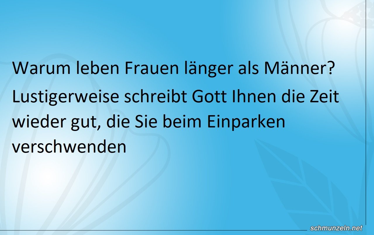 Warum leben Frauen länger als Männer? frauenleben