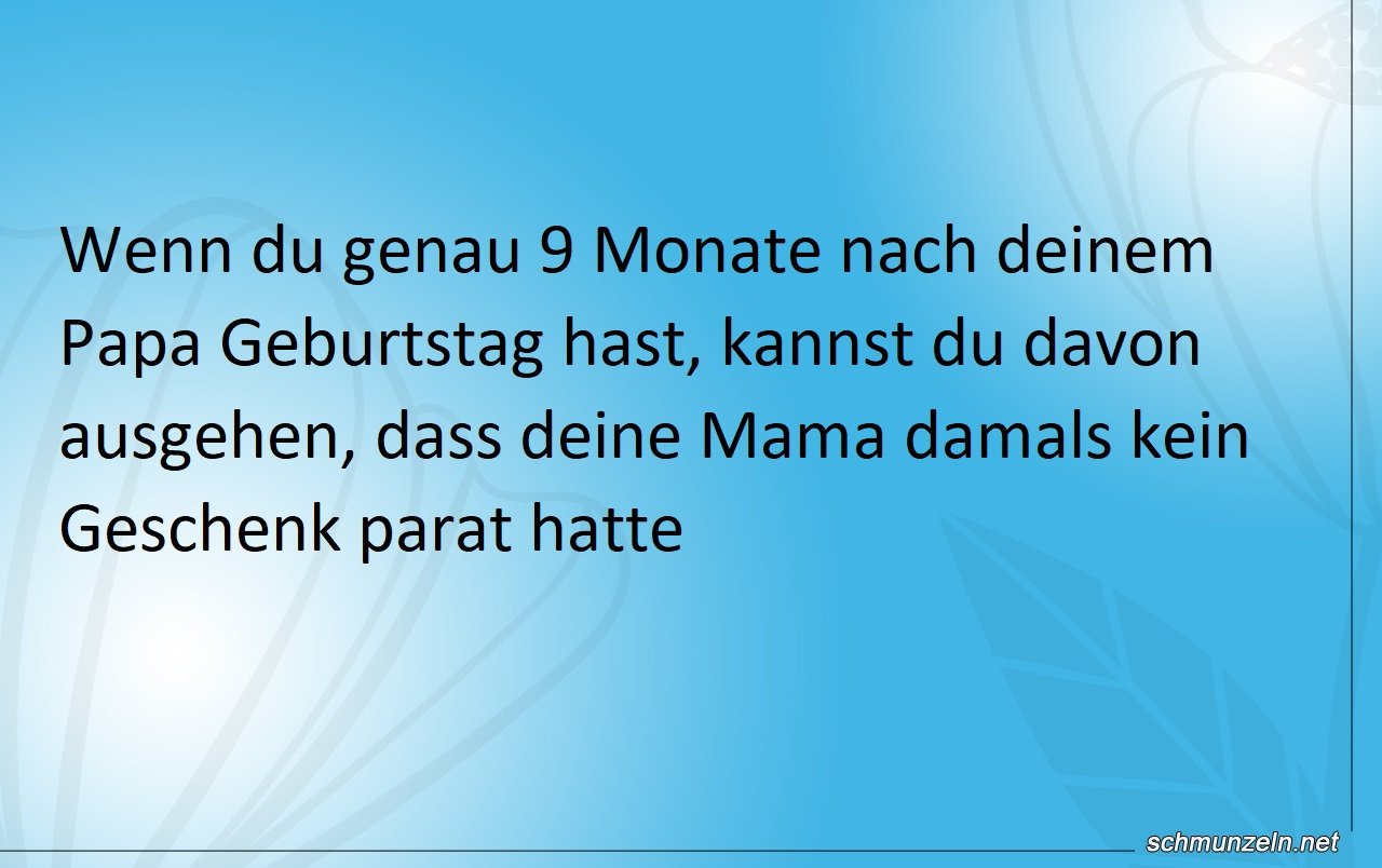 Mama hatte Kein Geschenk für Papa kein Geschenk