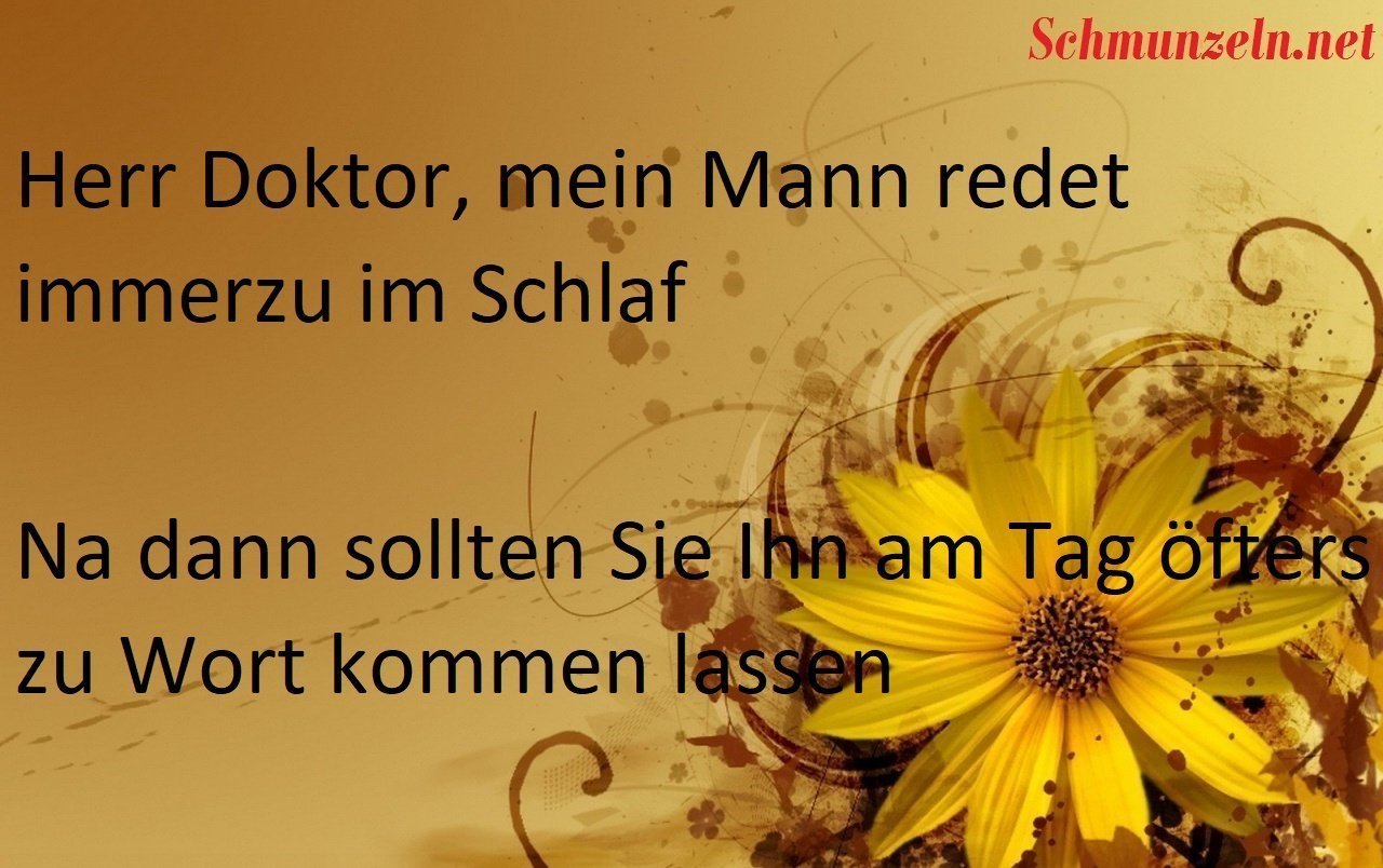 Herr Doktor, mein Mann redet immerzu im Schlaf nachtreden