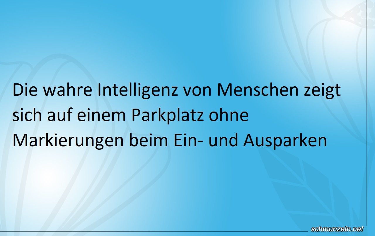 parkplatz intelligenz
