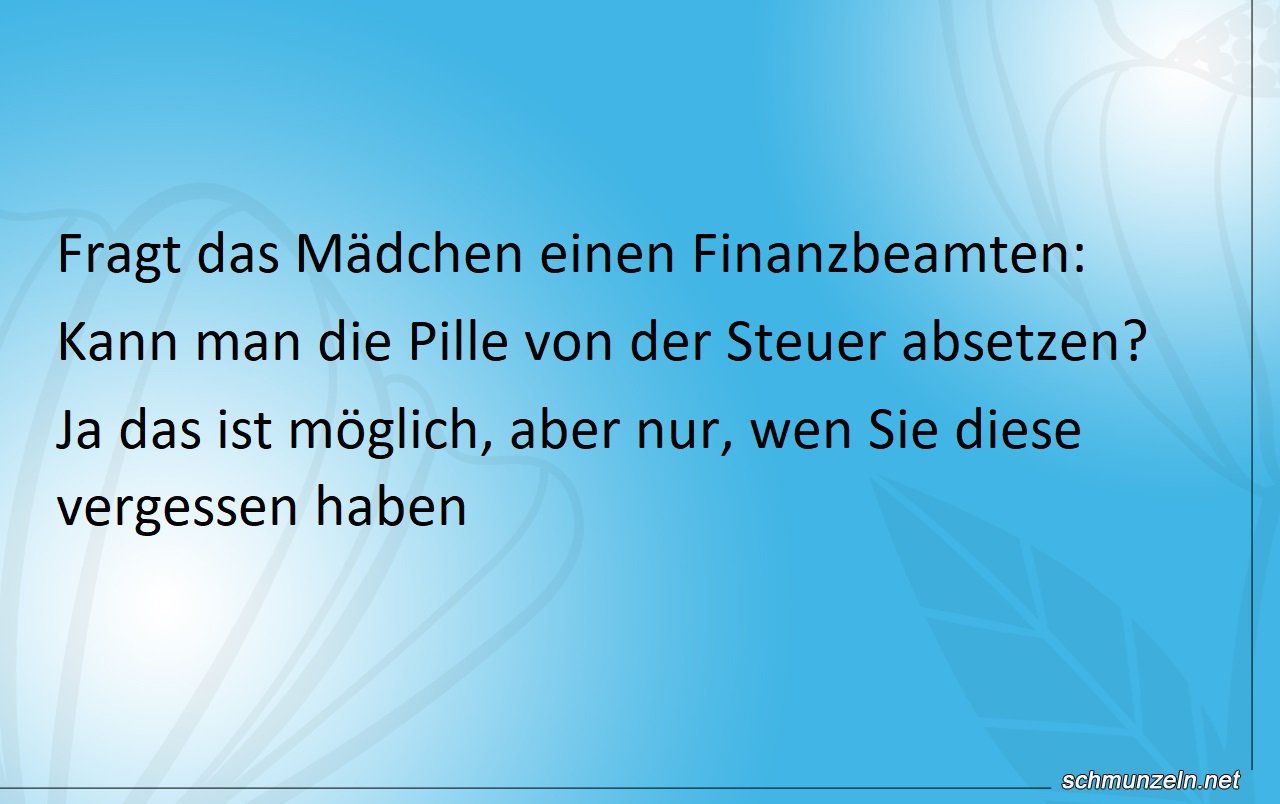 Ist die Pille steuerlich absetzbar? pillen steuer