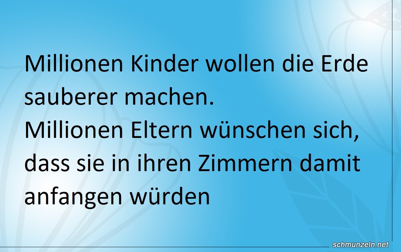 Wenn Kinder die Erde sauberer machen wollen sauberererde