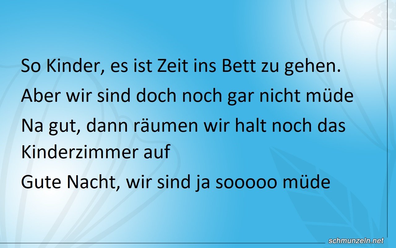 schlafenszeit