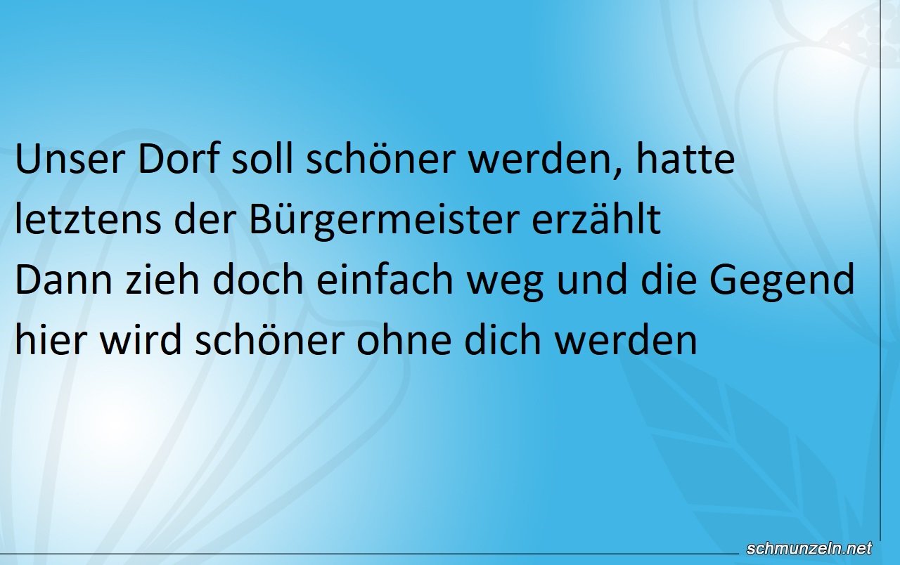 Unser Dorf soll schöner werden schoenes dorf