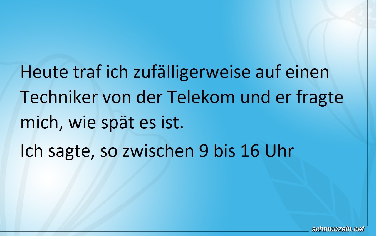 Die so berühmte Telekom Zeitspannen telekom zeit