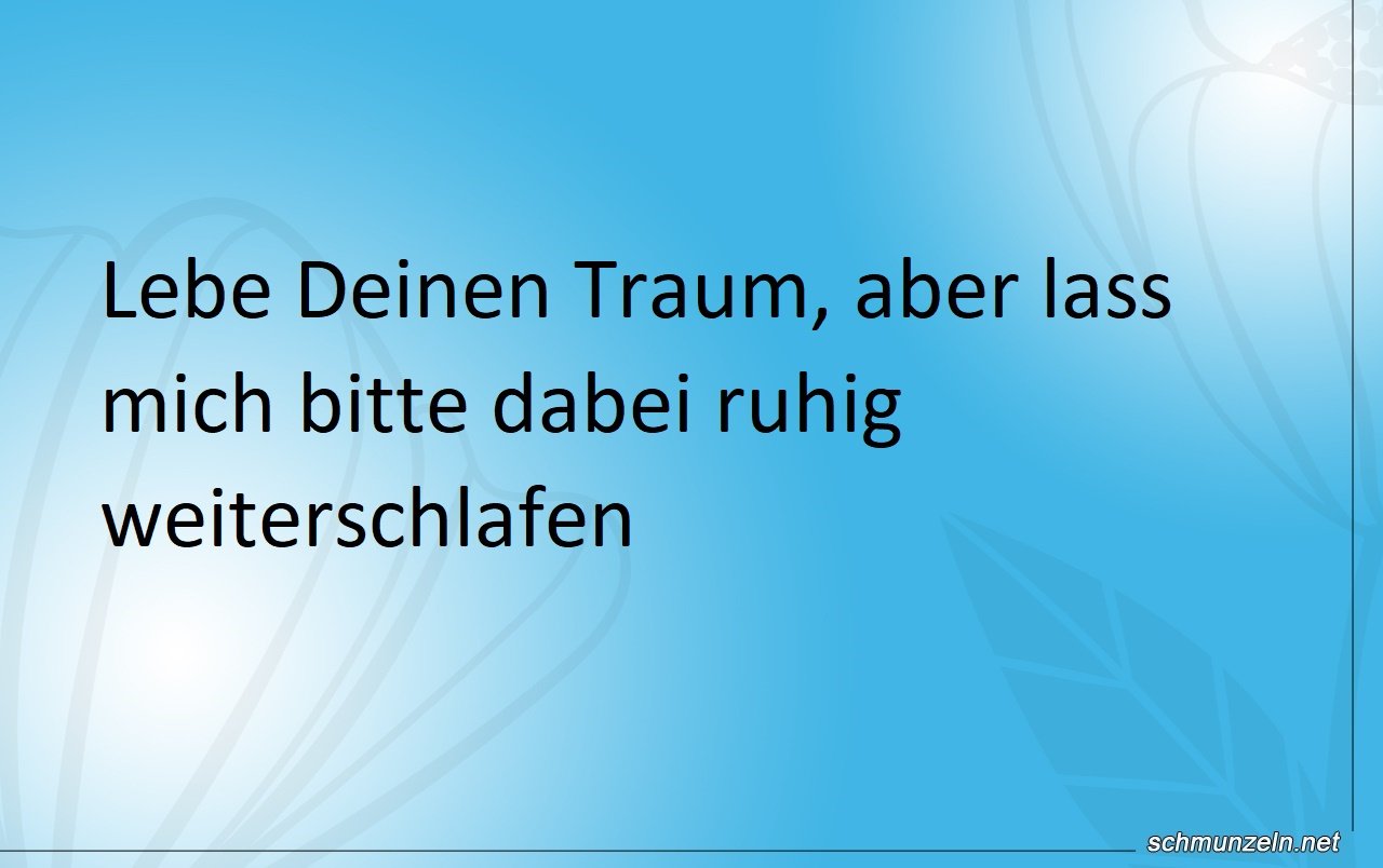 weiterschlafen