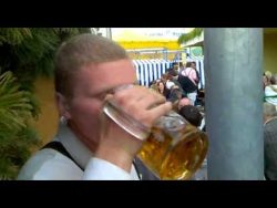 1 Maß Bier in 6 Sekunden auf EX 1 mass bier in 6 sekunden auf