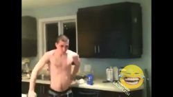 3 schluckies trinken und dann um