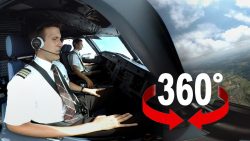 360° cockpit view | SWISS Airbus A320 | Geneva – Zurich 360 cockpit view swiss airbus a3
