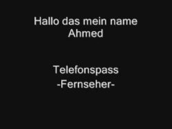Achmed Telefon Verarschung mit Fernseher achmed telefon verarschung mit f