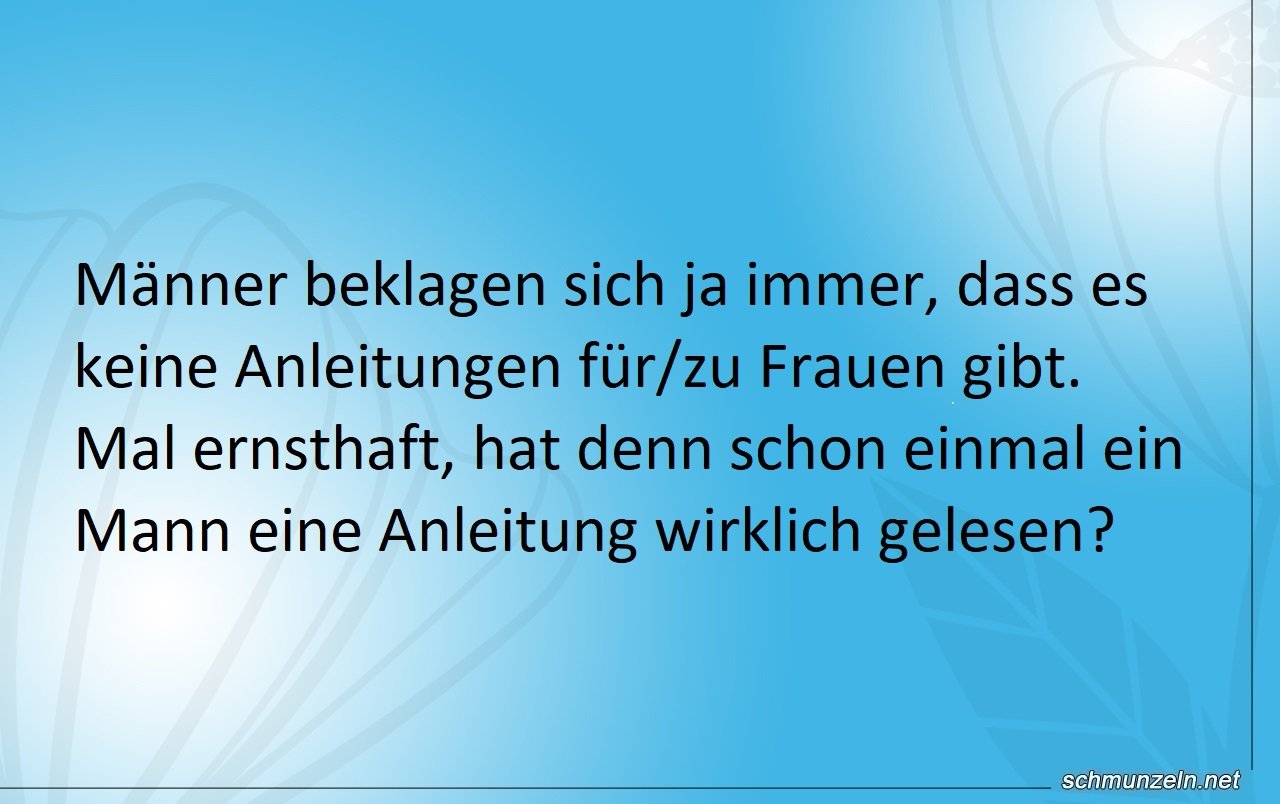 anleitung frauen