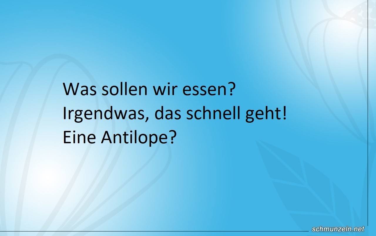 antilope essen