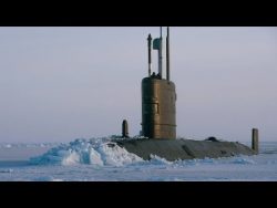 atom u boot bricht durchs arktis