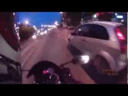 autofahrer kriegt die kurve nich