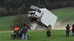 crash test mit einer beton anti