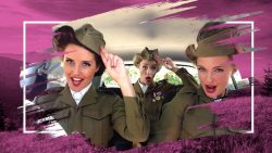 Die drei tanzenden Damen aus dem Auto die drei tanzenden damen aus dem