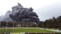 die fabrik von wiesenhof brennt