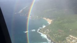 Doppelter Regenbogen bei Hawaii doppelter regenbogen bei hawaii