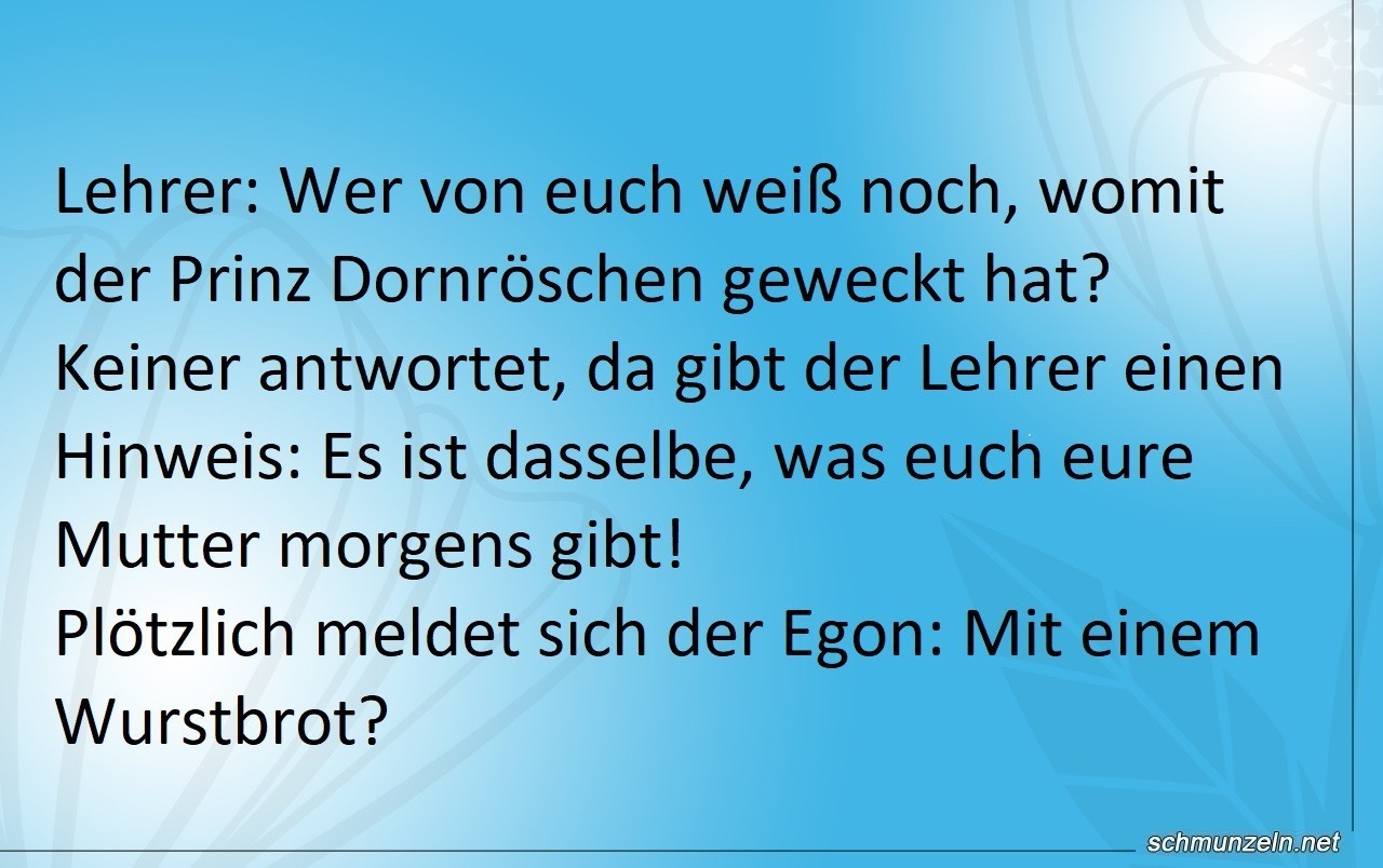 Womit hat der Prinz Dornröschen geweckt? dornroeschen wecken