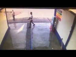 ganz schnell noch das auto wasch