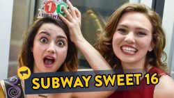 geburtstagsparty in der u bahn f