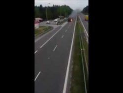 ghost rider faehrt nun auch lkw