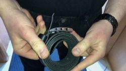 guertel anlegen mit dornschnalle