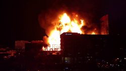 Hier hat die Feuerwehr sehr viel zu tun hier hat die feuerwehr sehr viel