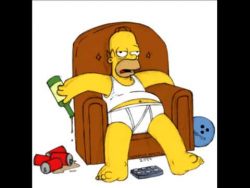 homer simpson ist es langweilig
