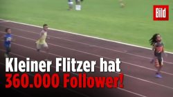 Ist dieser Siebenjährige der schnellste Junge der Welt? ist dieser siebenjaehrige der sc