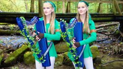 LOST WOODS (Legend of ZELDA) Harp Twins lost woods legend of zelda harp
