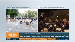 N24 zeigt Splitscreen zum G20-Gipfel n24 zeigt splitscreen zum g20 gi