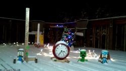 neuschnee im zeitraffer