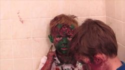 papa kann sich bei standpauke vo