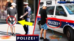 pinkeln vor der polizei