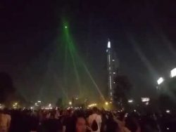 polizeidrohne mit laserpointer a