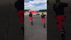 rettungssanitaeter testen den kr