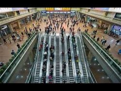 rolltreppen machen das leben gef