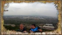 smartphone in der achterbahn fan