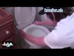 total lustiger toilettenstreich